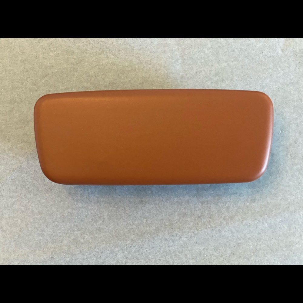 Longchamp Paris Brown Leather Hard Shell Sunglasses Sun Eye Glass Glasses Case - Picture 3 of 3